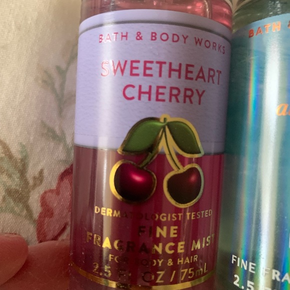 Bath & Body Works Sweetheart Cherry Fine Fragrance Mist and At the Beach - Picture 2 of 3